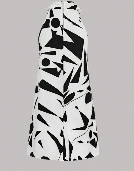 Women's Sleeveless Floral Print Elegant Camisole Skirt - Enfance-Heureuse