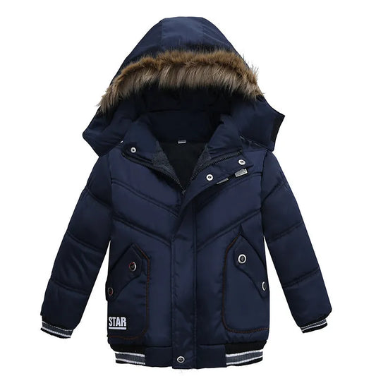 Petit Et Moyen-Taille Garçons Coton-Rembourré Vestes