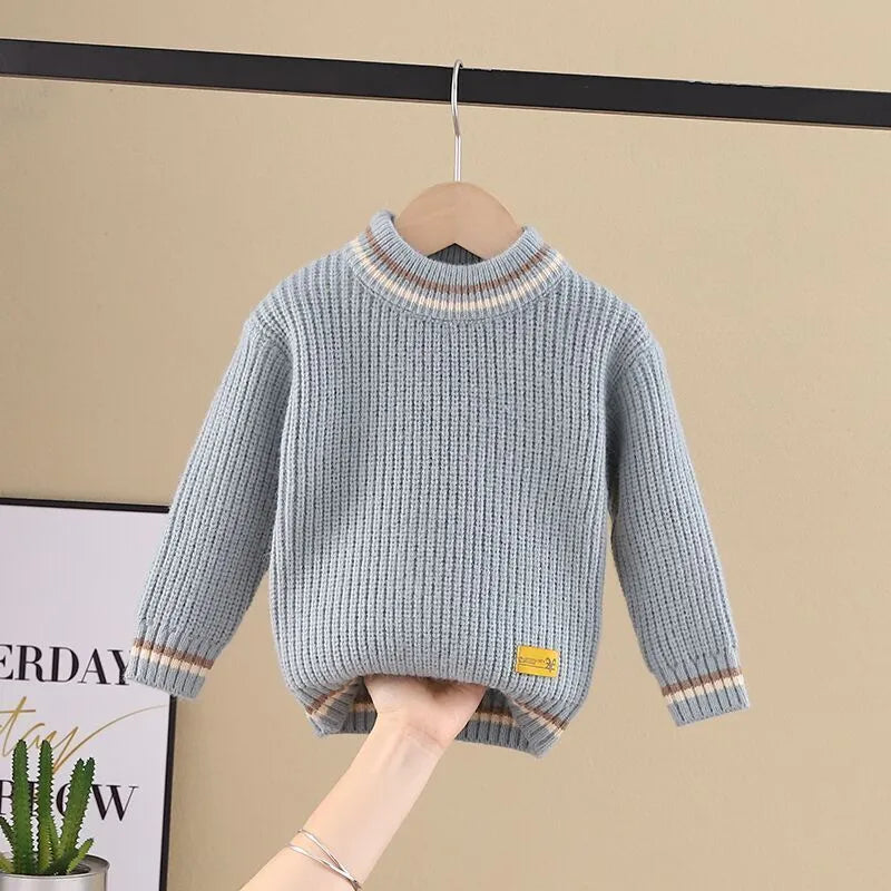 Pull à col rond pour enfants - Enfance-Heureuse