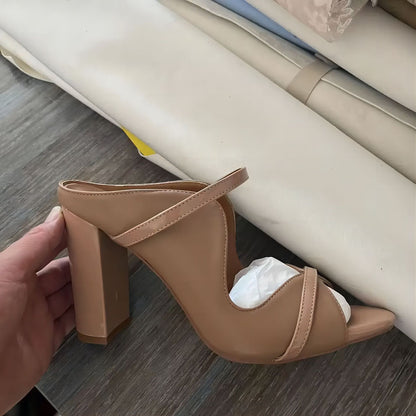 Metal Toe Cap Fashion Sandals For Women - Enfance-Heureuse