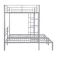 Full Over Twin Twin Size Bunk Bed With Built-in Shelf - Enfance-Heureuse