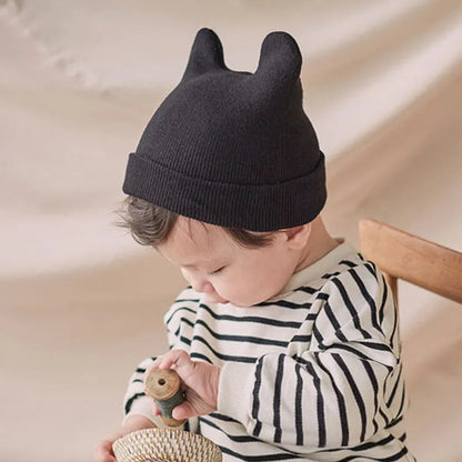Boy Hat Pullover Children's Knitted Baby - Enfance-Heureuse