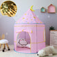 Tente enfant maison de jeu bébé intérieur princesse Playhouse château - Enfance-Heureuse