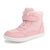 Children's High-top With Velvet Thick Wide-toe Cotton-padded Shoes Outdoor Keep Warm Snow Boots - Enfance-Heureuse