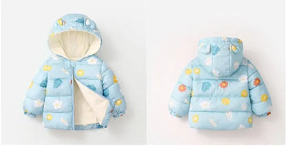 Off-season New Autumn And Winter Children's Light Hooded BabyCotton Jacket - Enfance-Heureuse