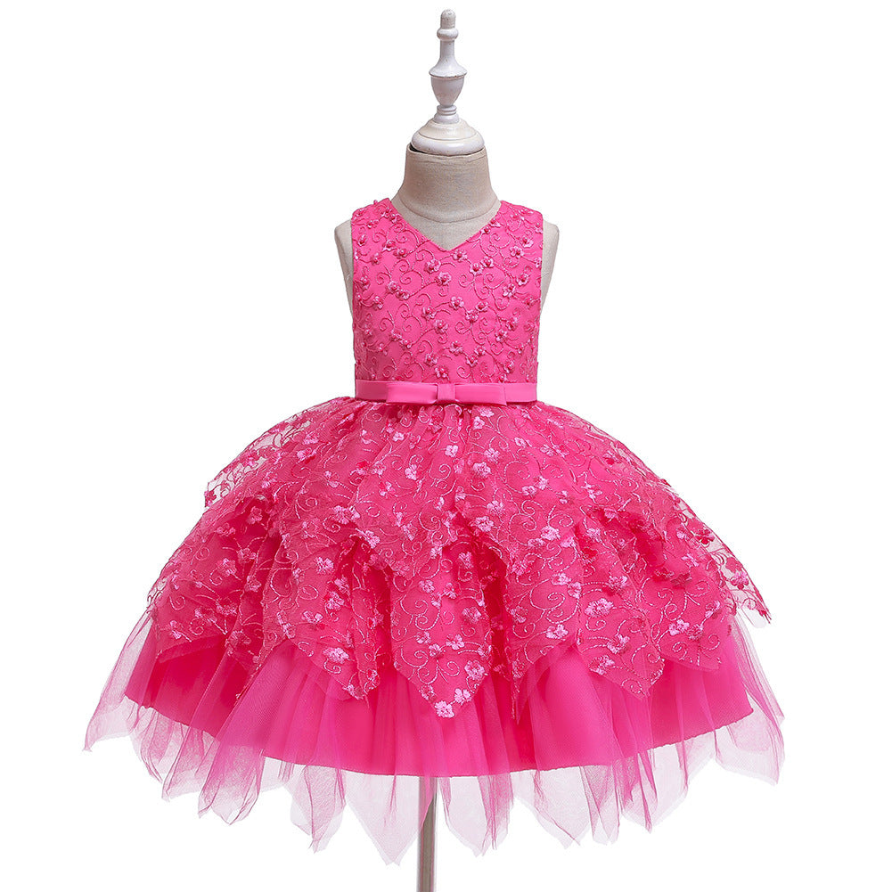 Clothing Baby Girls Middle And Small Children Kindergarten Dresses - Enfance-Heureuse