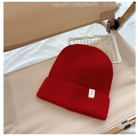 All-matching Children's Knitted Woolen Cap Autumn And Winter Warm