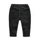 Children's High Elastic Fitting Denim Trousers - Enfance-Heureuse