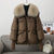Down Cotton-padded Jacket Women's Short Fur Collar Thickened Coat Winter Clothing - Enfance-Heureuse