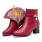 Velvet Thermal Non-slip Middle-aged And Elderly Female Boots - Enfance-Heureuse