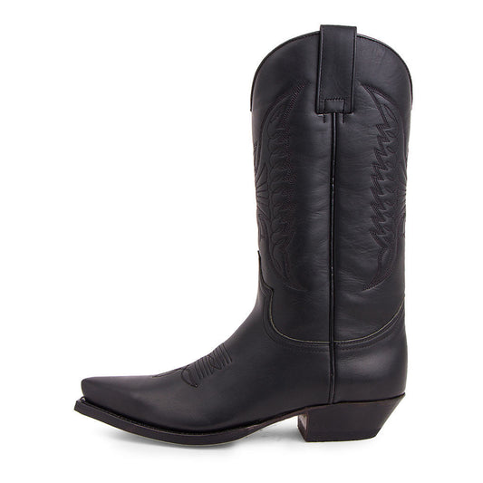 European And American Men's And Women's Embroidered Pointed High Heel Western Cowboy Boot - Enfance-Heureuse