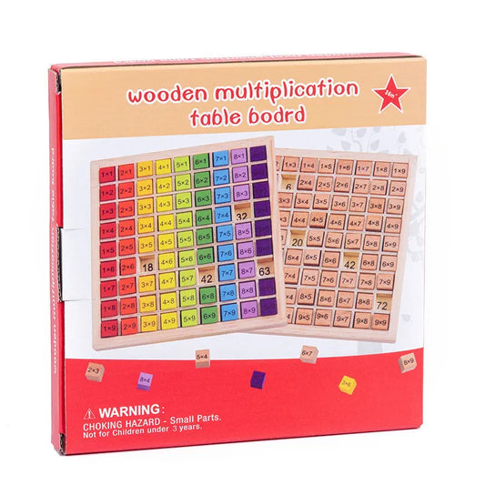 Wooden Ninety-nine Multiplication Table Building Blocks Educational Toys - Enfance-Heureuse