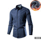 Men's Trendy Fleece-lined Thick Warm Trendy Shirt - Enfance-Heureuse