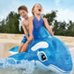 Transparent Blue Whale Ride On Water Toys - Enfance-Heureuse