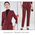 Long Sleeve Small Suit Collar Coat Women's Shirt Pants Suit - Enfance-Heureuse