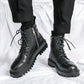 New Mid-top Round Head Chelsea Men's Boots - Enfance-Heureuse