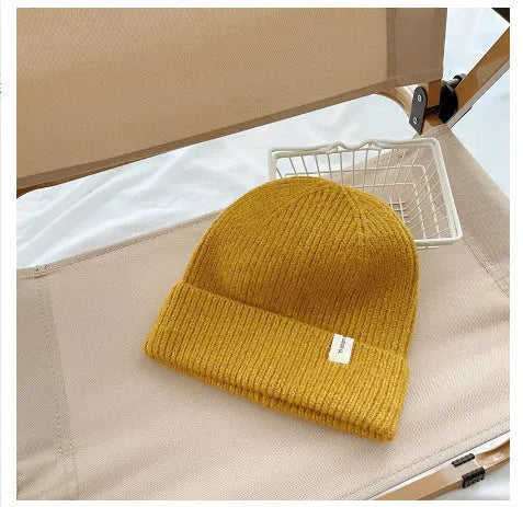 All-matching Children's Knitted Woolen Cap Autumn And Winter Warm