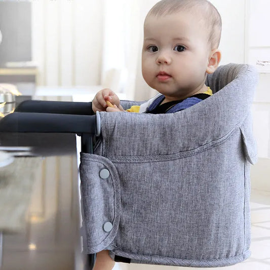 Chaise haute portable pour bébé, pour salle à manger | housse à manger | ceinture de sécurité | accessoire de soin pour bébé
