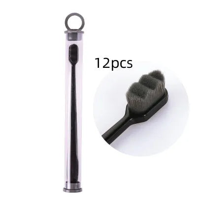 Ultra-fine Toothbrush Super Soft Bristle Deep Cleaning Brush Portable For Oral Care Tools Teeth Care Oral Cleaning Travel - Enfance-Heureuse