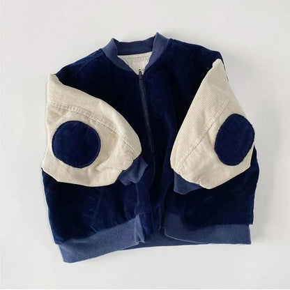 Corduroy Jacket New Trendy Autumn Men's Baseball Uniform Women - Enfance-Heureuse