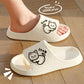 Cute Cat Slippers Summer Women Home Shoes Bath Thick Platform Non-Slip Slides Indoor Outdoor - Enfance-Heureuse