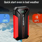 20000 MAh Car Jump Starter Power Supply With Dual USB Fast Charging And Red LED Light. - Enfance-Heureuse
