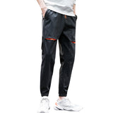 Overalls Mens Trendy Brand Harem Pants Sports Feet Nine-point Beam Feet Casual Pants - Enfance-Heureuse