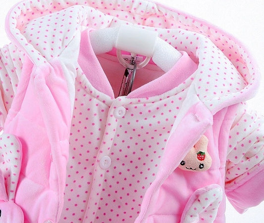 Baby Autumn Clothing Girls Autumn And Winter Clothing Suits - Enfance-Heureuse
