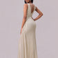 Slit Sequin Surplice Sleeveless Maxi Dress - Enfance-Heureuse