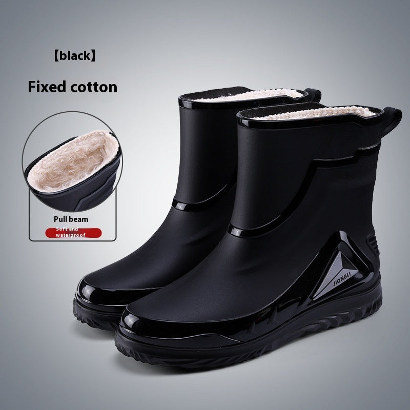 Closed Waterproof Shoes Outdoor Rubber Boots - Enfance-Heureuse