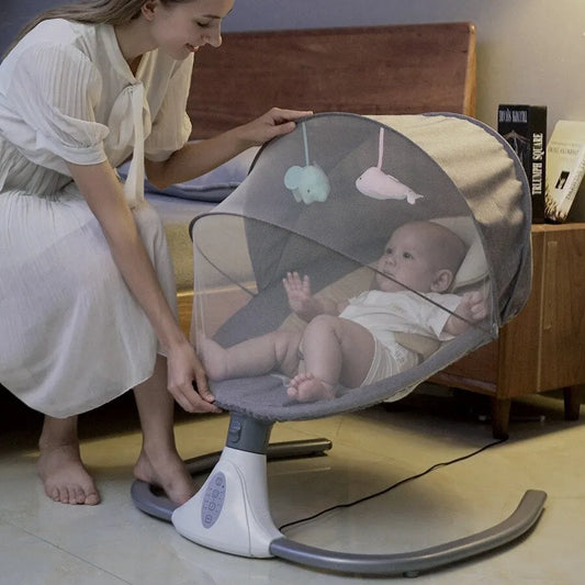 Chaise berçante bébé chaise apaisante berceau intelligent électrique