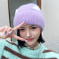 Cat Ears Woolen Knitted Hat Women's Spring And Autumn Winter Korean Style