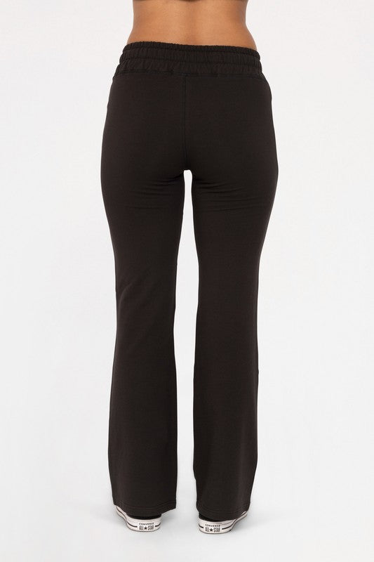 Mono B Drawstring Flared Pants - Enfance-Heureuse