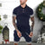 Mens Short Sets 2 Piece Outfits Polo Shirt Fashion Summer Tracksuits Casual Set Short Sleeve And Shorts Set For Men - Enfance-Heureuse