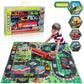 Mini Racing Toy Alloy Engineering Car Parking Lot Scene Game Mat Carpet - Enfance-Heureuse