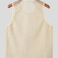 Men's Openwork Round Neck Tank - Enfance-Heureuse