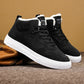 Plus Size Men's High-top Winter Warm Fleece-lined Casual Fashion Sports Cotton Shoes - Enfance-Heureuse