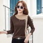 Fleece-lined Korean Style Slimming Bottoming Shirt Autumn And Winter - Enfance-Heureuse