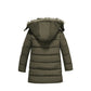 Boys Large Fur Collar Padded Warm Cotton Jacket - Enfance-Heureuse